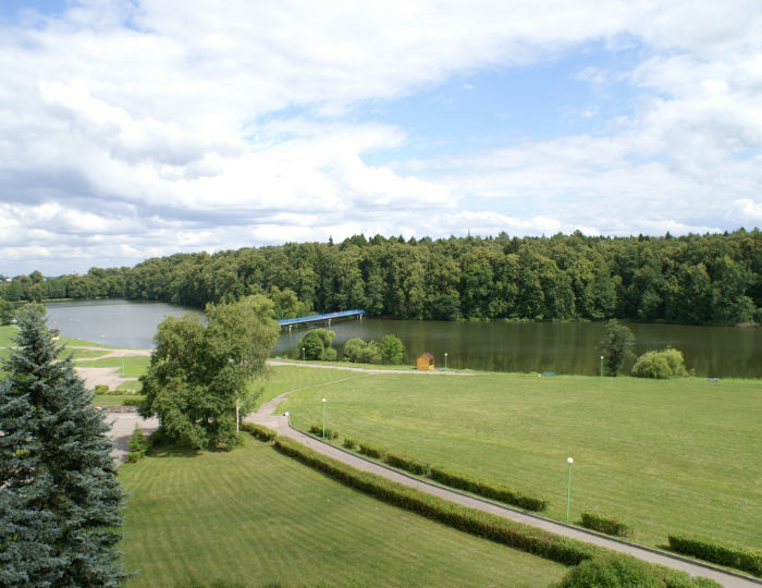 Полулюкс 2-местный 2-комнатный корпус №1 с видом на пруд - Санаторий «Вороново»